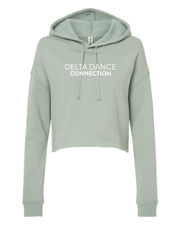 Custom Apparel - Screen Printing - Delta Dance Connection - Women's Logo Crop Hoodie - Delta Dance Connection - 17285