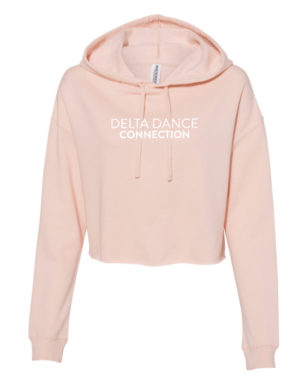 Custom Apparel - Screen Printing - Delta Dance Connection - Women's Logo Crop Hoodie - Delta Dance Connection - 17285