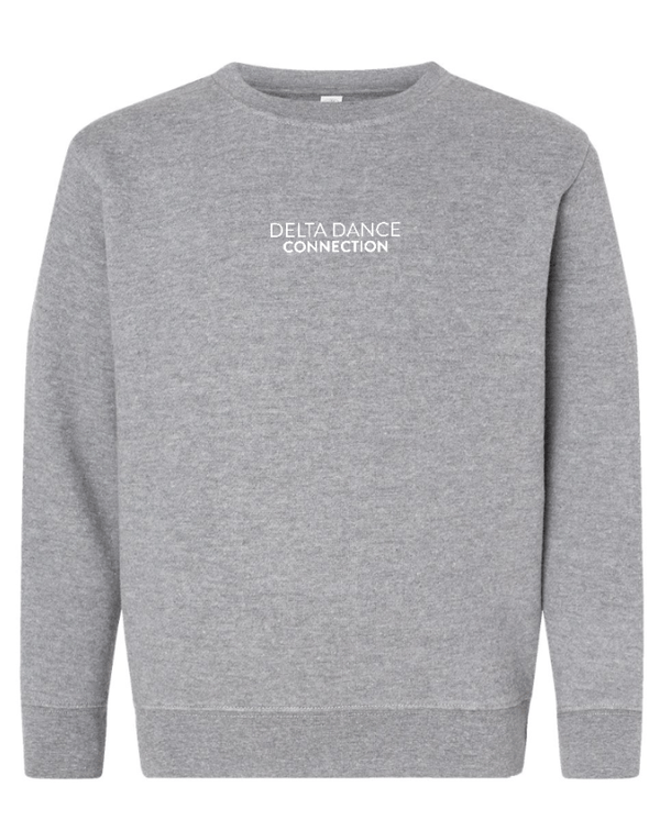 Custom Apparel - Screen Printing - Delta Dance Connection - Youth Embroidered Crewneck Sweatshirt - Delta Dance Connection - 16948