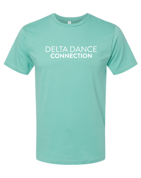 Custom Apparel - Screen Printing - Delta Dance Connection - Youth Logo T-Shirt (Saltwater / Vintage Smoke) - Delta Dance Connection - 16948