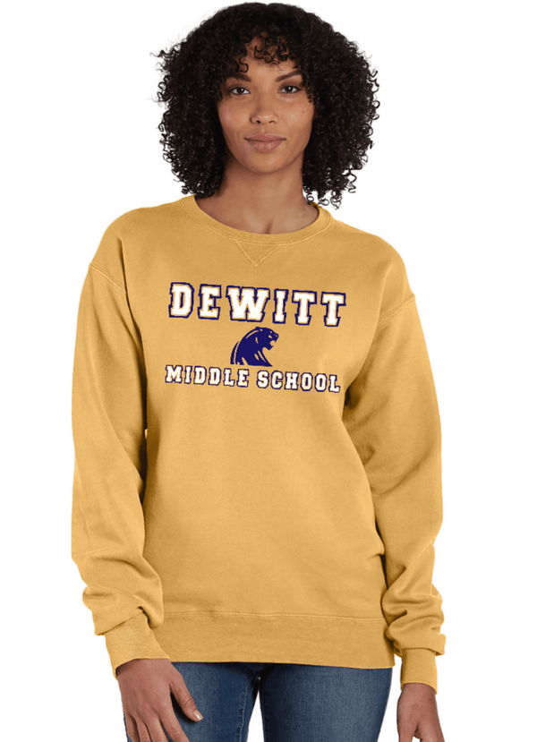 Custom Apparel - Screen Printing - DeWitt Middle School - Crewneck Sweatshirt - DeWitt Middle School - 16570