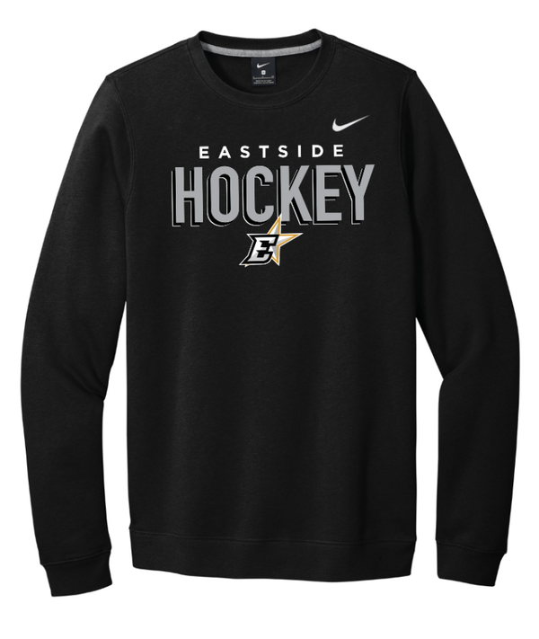 Custom Printed Apparel | Eastside Stars 2025 - Adult Unisex Black Nike Crewneck Sweatshirt - Eastside Stars F25 - 18643