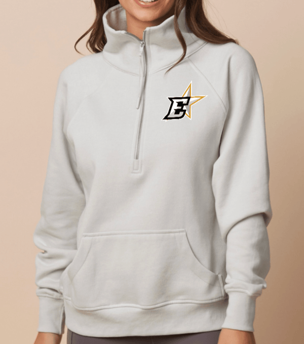 Custom Printed Apparel | Eastside Stars 2025 - Women's Light Grey 1/2 Zip - Eastside Stars F25 - 18643