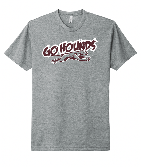 Custom Apparel - Screen Printing - Eaton Rapids High School - Go Hounds Unisex T-Shirt - T-shirt - Eaton Rapids Highschool - 14594