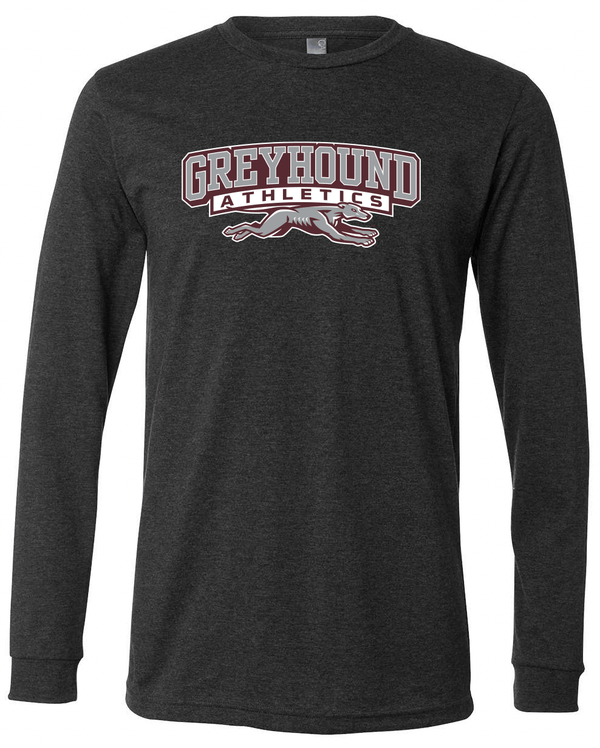 Custom Apparel - Screen Printing - Eaton Rapids High School - Greyhound Athletics Long Sleeve T-Shirt - Long Sleeve T-Shirt - 2024 Eaton Rapids HS - 16425