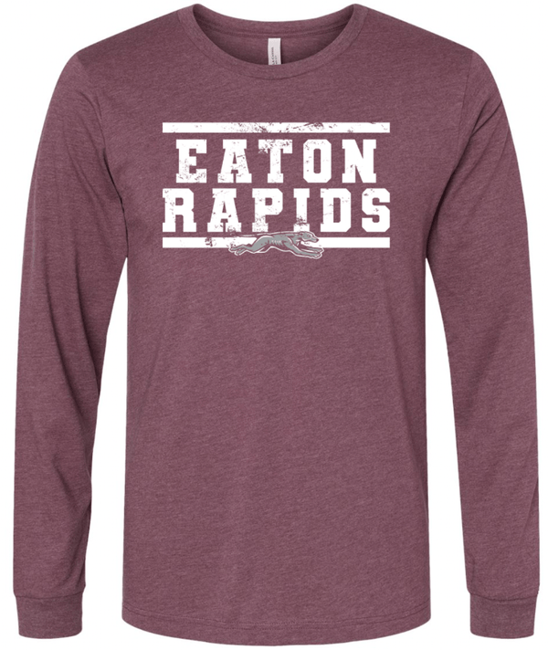 Custom Apparel - Screen Printing - Eaton Rapids HS - Adult Long Sleeve T-Shirt - 2024 Eaton Rapids HS - 16425