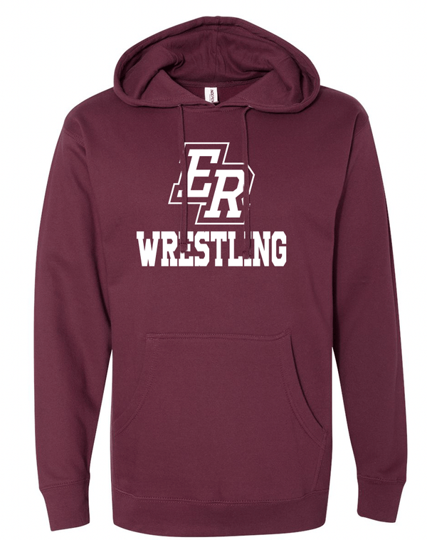 Custom Apparel - Screen Printing - Eaton Rapids Wrestling - Hooded Sweatshirts - Hooded Sweatshirt - Eaton Rapids Wrestling - 14918