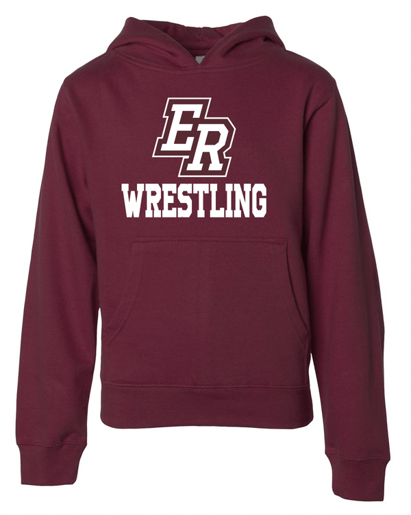 Custom Apparel - Screen Printing - Eaton Rapids Wrestling - Hooded Sweatshirts - Hooded Sweatshirt - Eaton Rapids Wrestling - 14918