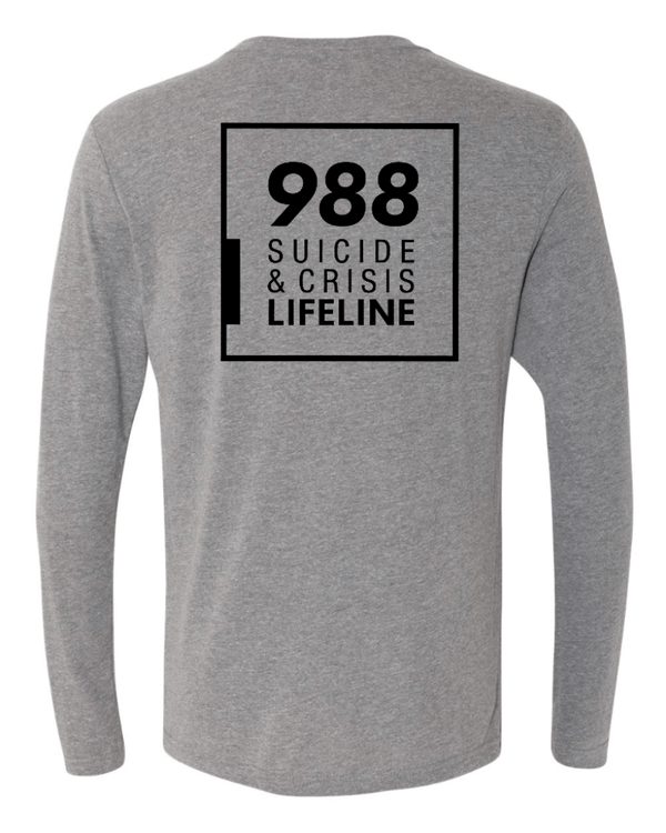 Custom Apparel - Screen Printing - Eli's Project - Mental Health Awareness Lacrosse Game - Adult Unisex Long Sleeve T-Shirt - Eli's Project - Mental Health Awareness Lacrosse Game - 15248