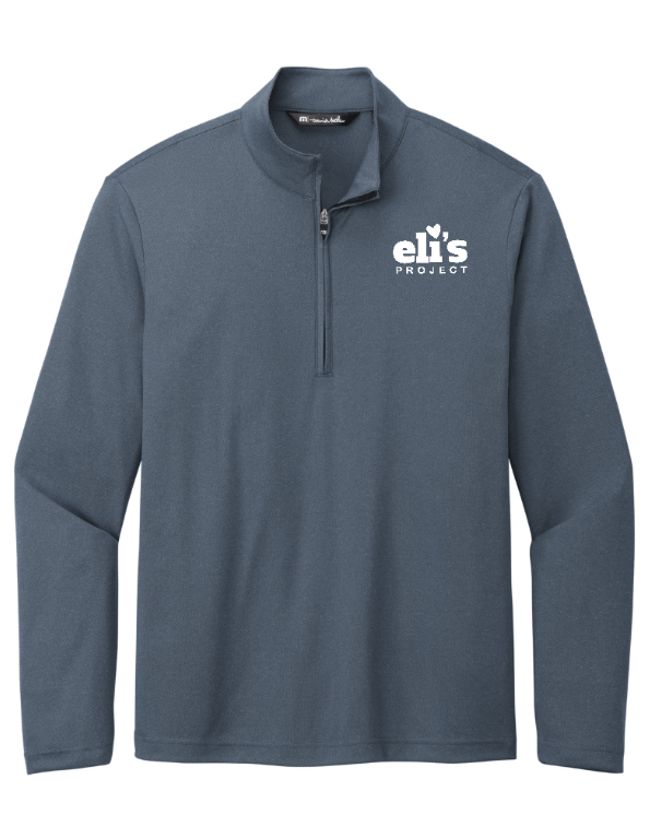 Custom Apparel - Screen Printing - Eli's Project - On Demand Shop - Embroidered Travis Matthew Performance Quarter Zip - Eli's Project OD