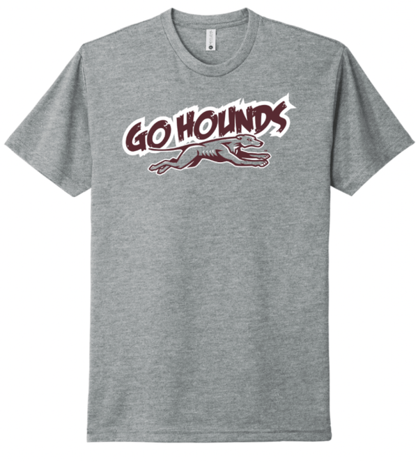 Custom Apparel - Screen Printing - ERPS Staff Apparel - Adult Unisex Go Hounds T-Shirt - T-shirt - ERPS Staff Apparel - 14623