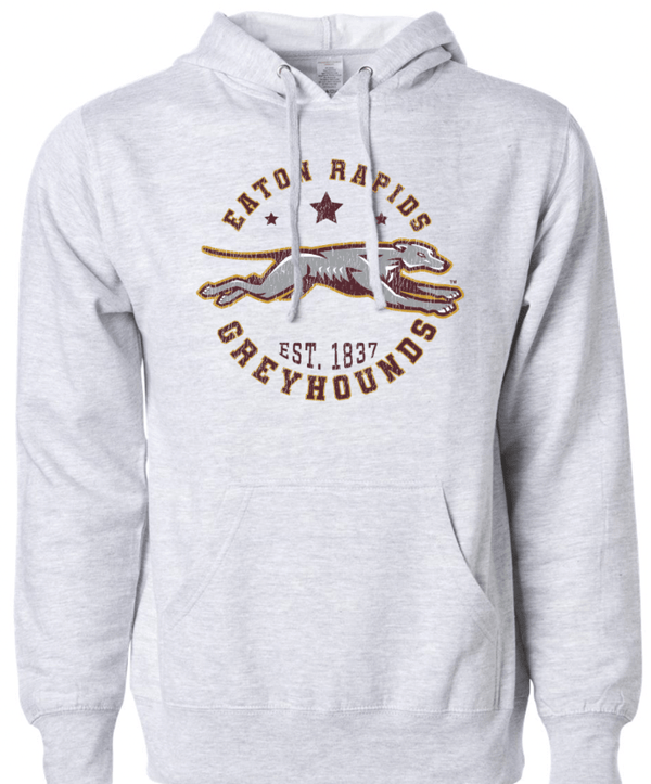 Custom Apparel - Screen Printing - ERPS Staff Apparel - Adult Unisex Grey Hooded Sweatshirt - Hooded Sweatshirt - ERPS Staff Apparel - 14623