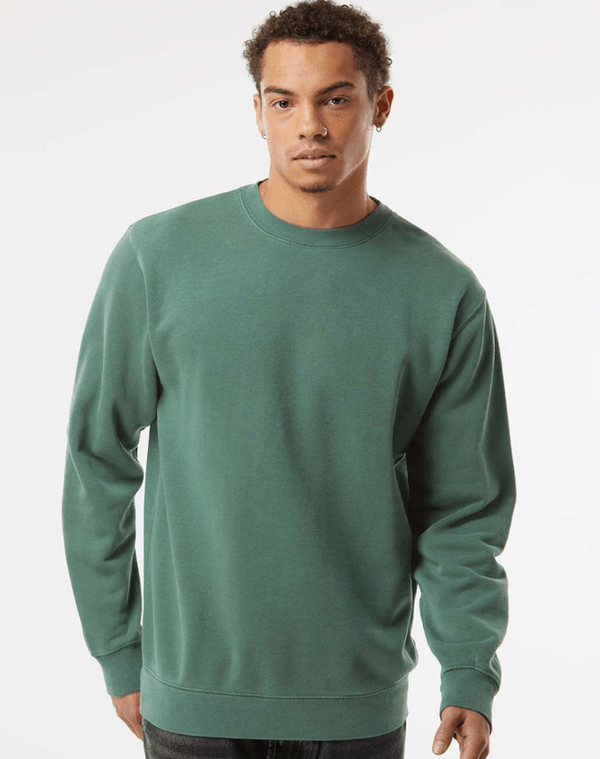 Custom Apparel - Screen Printing - Fabricated Customs Halloween - Adult Midweight Pigment Dyed Crewneck Sweatshirt (Pigment Black/ Pigment Plum/ Pigment Alpine) - FC Halloween - 16721