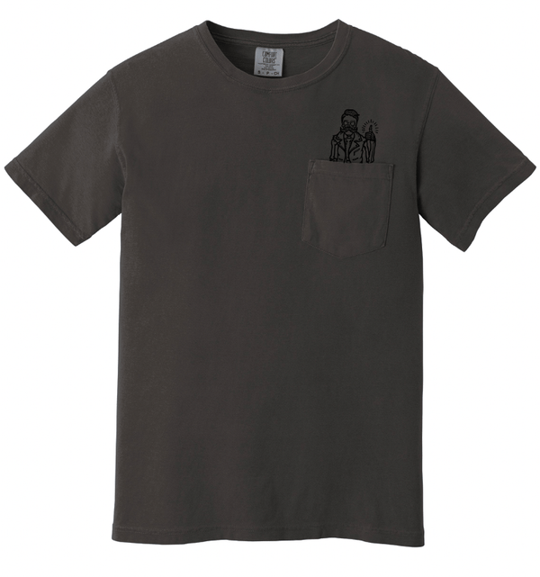 Custom Apparel - Screen Printing - Good As Old Winter 2024 - Heavyweight Ring Spun Pocket Tee (Orchid / Pepper) - Good As Old Winter 2024 - 17066