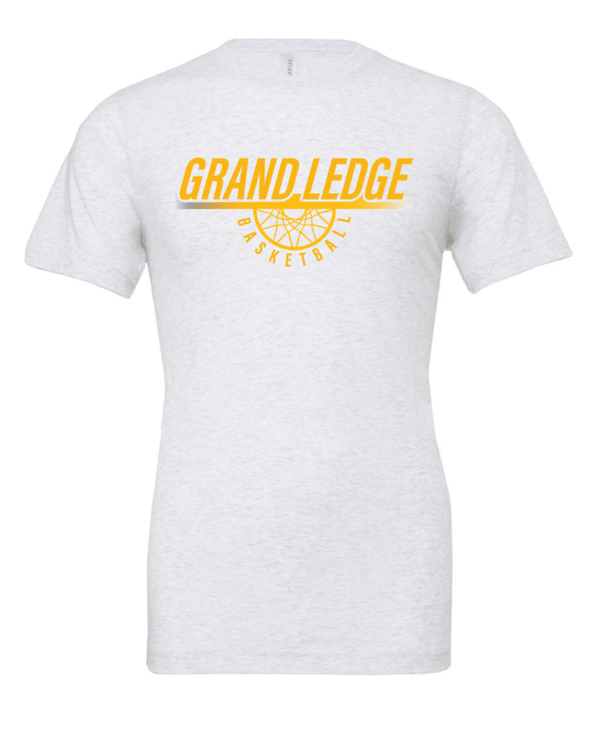 Custom Apparel - Screen Printing - Grand Ledge Basketball - Ash Jersey Tee - Grand Ledge Basketball - 17171