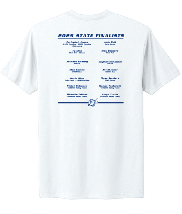 Custom Apparel - Screen Printing - Grand Ledge Track State Qualifiers & Champs - Unisex Cotton T-Shirt - GL Track State Qualifiers - 17802