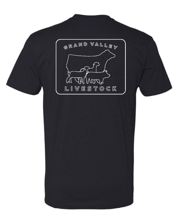 Custom Apparel - Screen Printing - Grand Valley Livestock - Unisex T-Shirt (Multiple Color Options) - Grand Valley Livestock - 17568