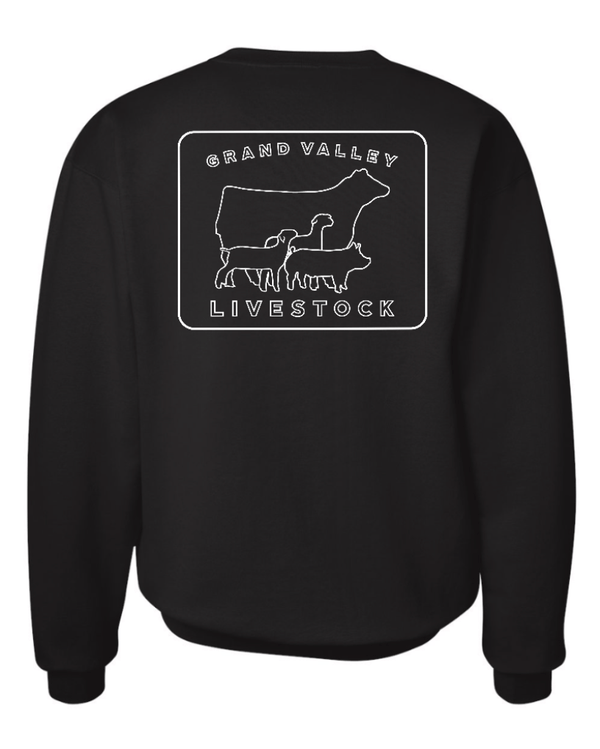 Custom Apparel - Screen Printing - Grand Valley Livestock - Youth Crewneck Sweatshirt - Grand Valley Livestock - 16251
