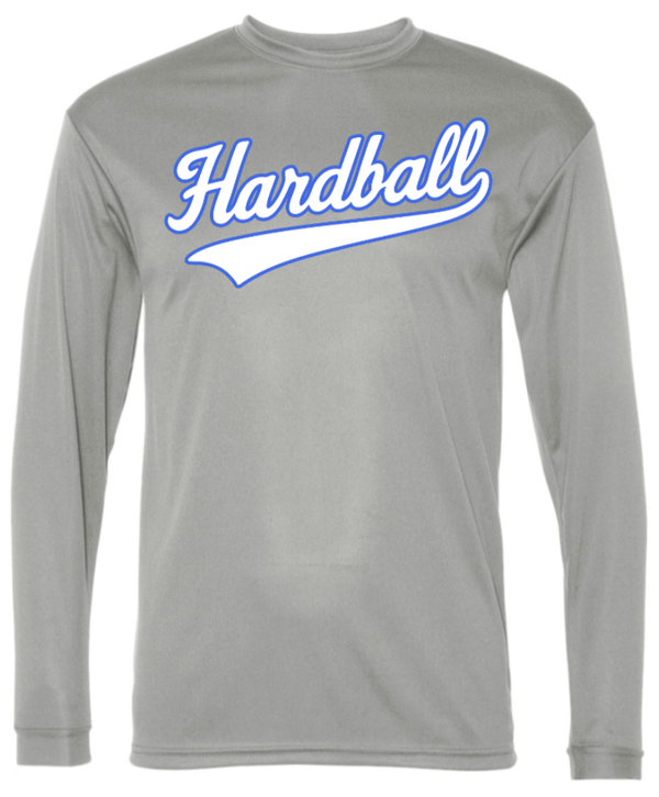 Custom Printed Apparel | Hardball Fall 2025 - Adult Performance Long Sleeve Tee (MULTIPLE COLOR OPTIONS) - Hardball Fall 2025 - 18541