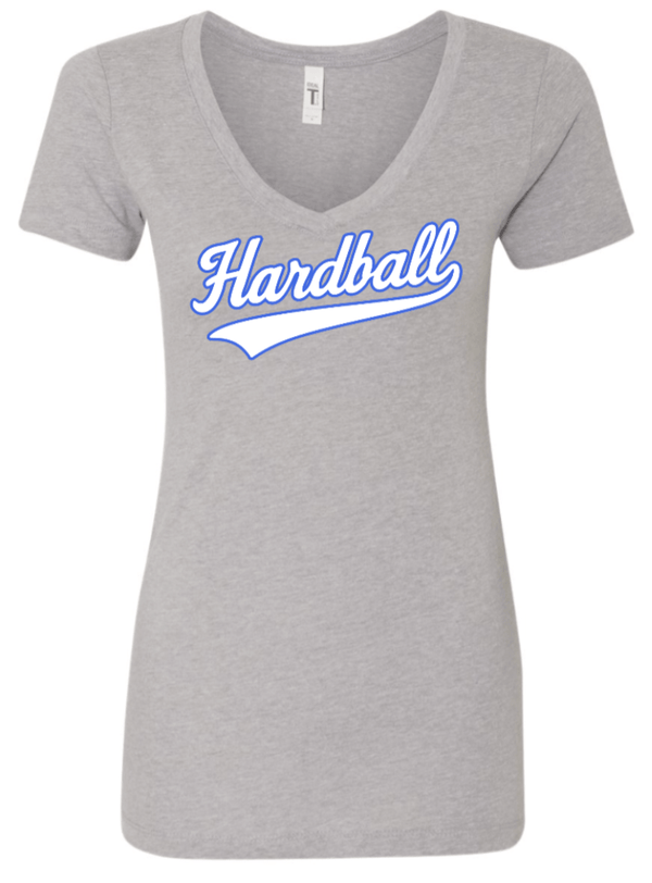 Custom Printed Apparel | Hardball Fall 2025 - Women's V - Neck T-Shirt (MULTIPLE COLOR OPTIONS) - Hardball Fall 2025 - 18541
