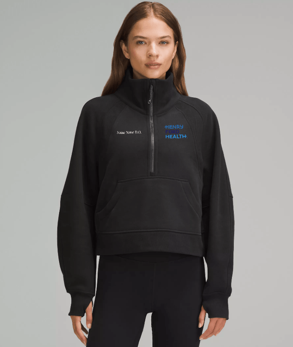 Custom Apparel - Screen Printing - Henry Ford Personalized Jackets - Lululemon Scuba Funnel Neck 1/4 Zip - Henry Ford Personalized Jackets - 16842