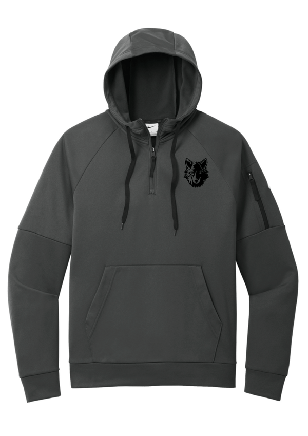 Custom Apparel - Screen Printing - Hiawatha PTO - Nike Therma - FIT Pocket 1/4 - Zip Fleece Hoodie - Hiawatha Elementary - 15326