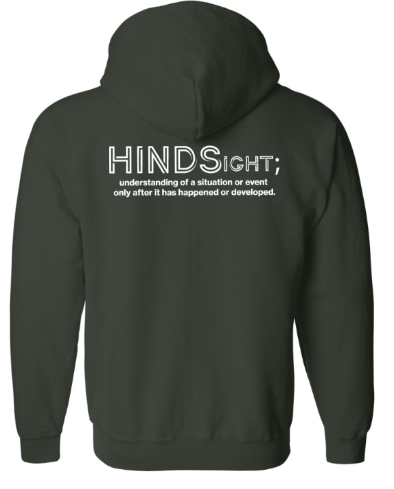 Custom Apparel - Screen Printing - Hindsight Pre - Order - Zip - Up Hoodie - Zip Hoodie - Hindsight Pre - Order - 14551