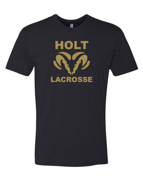 Custom Apparel - Screen Printing - Holt Lacrosse - Unisex CVC T-shirt - Holt Lacrosse Winter - 14981