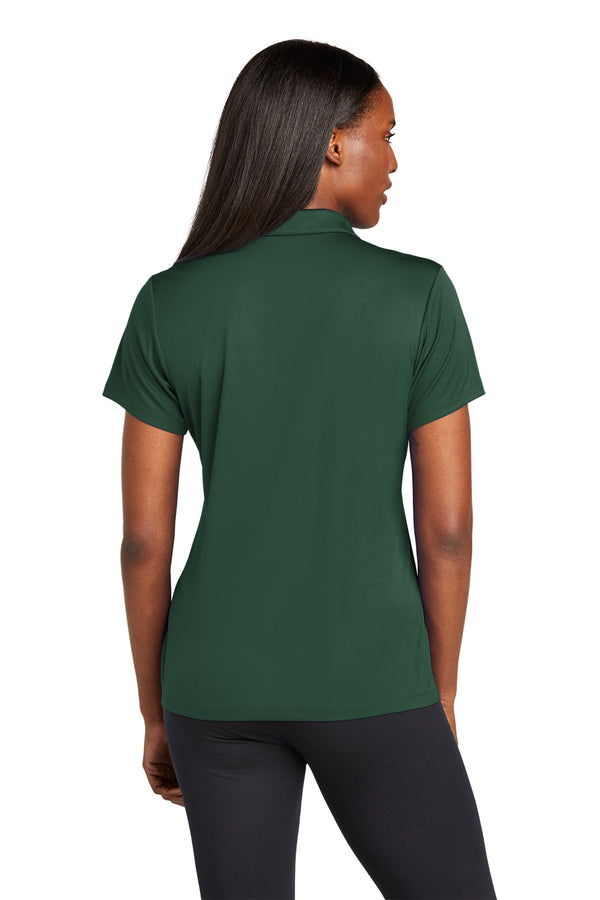 Custom Apparel - Screen Printing - James Madison - Ladies Adult Forest Green Polo - Crew Neck Sweatshirt - James Madison College - 15033