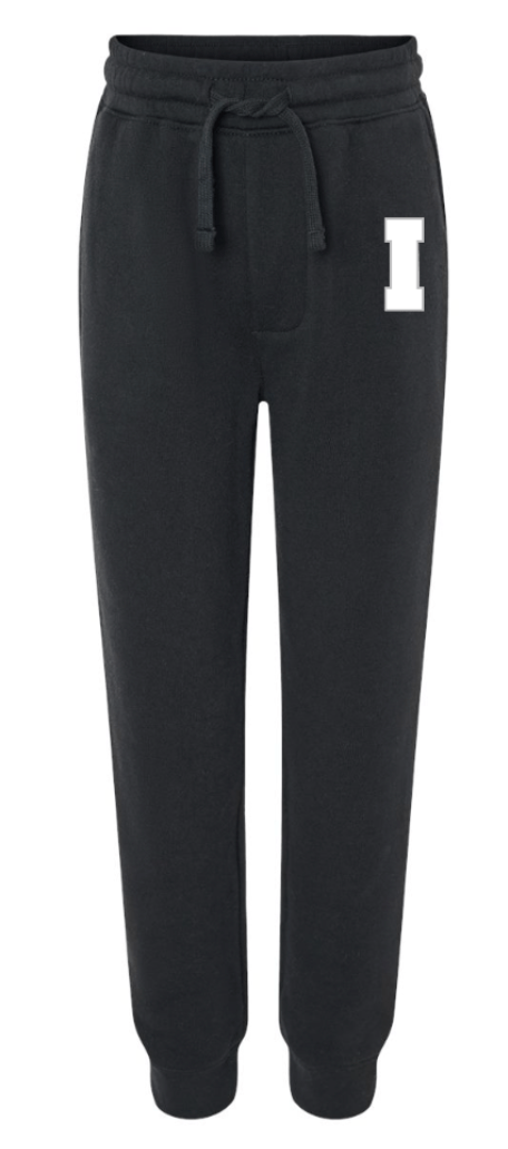 Custom Printed Apparel | Jefferson Elementary Fall 2025 - Black Youth Sweatpants - Jefferson Elementary Fall 2025 - 18430