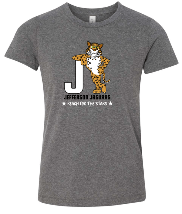 Custom Printed Apparel | Jefferson Elementary Fall 2025 - Deep Heather Youth T-Shirt - Jefferson Elementary Fall 2025 - 18430