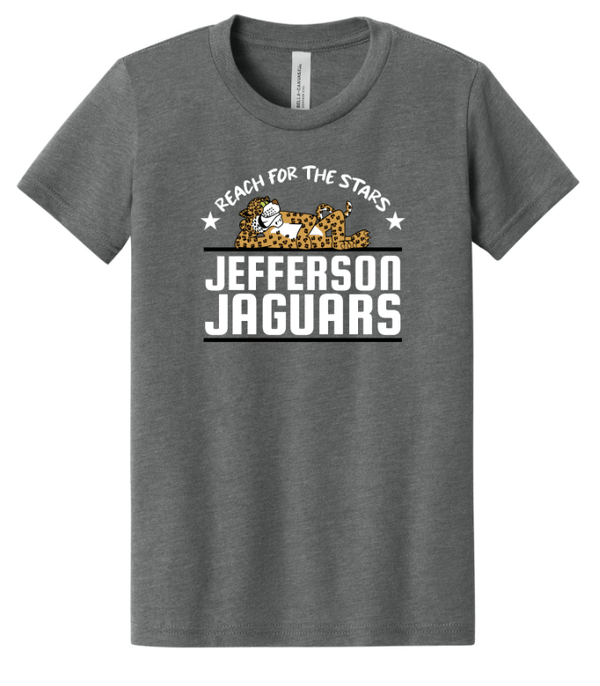 Custom Printed Apparel | Jefferson Elementary Fall 2025 - Deep Heather Youth T-Shirt - Jefferson Elementary Fall 2025 - 18430