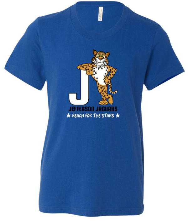 Custom Printed Apparel | Jefferson Elementary Fall 2025 - Royal Youth T-Shirt - Jefferson Elementary Fall 2025 - 18430