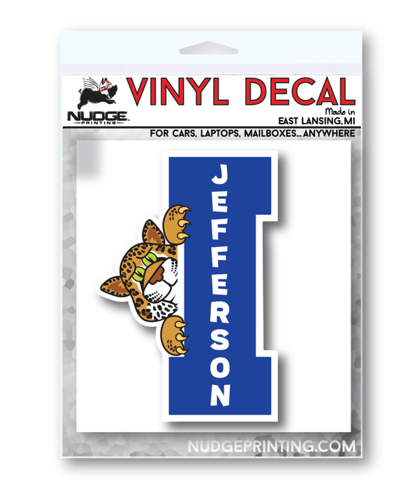Custom Apparel - Screen Printing - Jefferson Elementary - Jaguar Decal - Jefferson Elementary - 16192