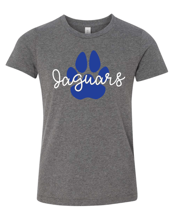 Custom Apparel - Screen Printing - Jefferson Elementary - Youth Grey T-Shirt - Jefferson Elementary - 16192