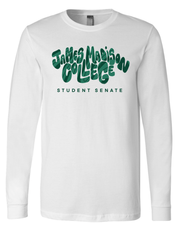 Custom Apparel - Screen Printing - JMC Spring - Long Sleeve Tee (Student Senate Design) - JMC Spring - 17456