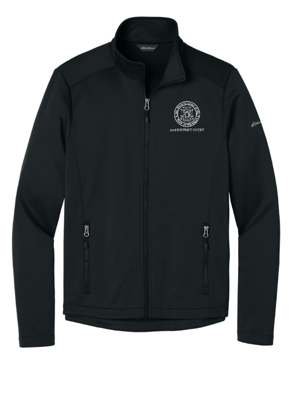 Custom Apparel - Screen Printing - Kent County Court - Eddie Bauer Men's Smooth Mid Layer Fleece Full Zip - Kent County Court - 16394