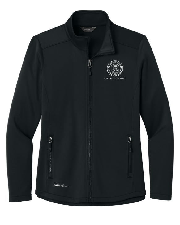 Custom Apparel - Screen Printing - Kent County Court - Women's Eddie Bauer Smooth Mid Layer Fleece Full Zip - Kent County Court - 16394
