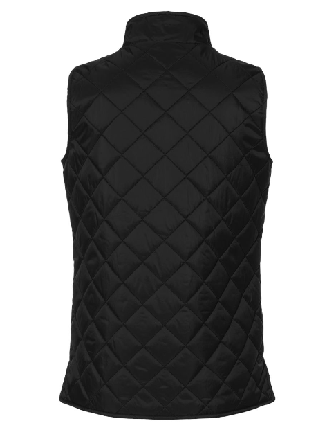 Custom Apparel - Screen Printing - Kent County Court - Women's Vintage Diamond Quilted Vest - Kent County Court - 16394