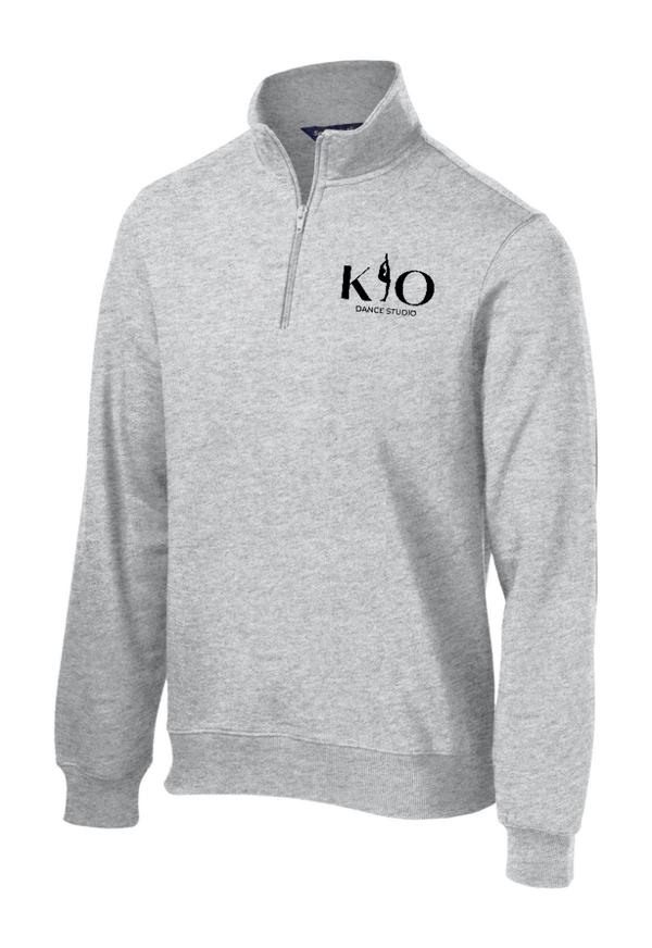 Custom Apparel - Screen Printing - Kick it Out Dance - Adult Unisex 1/4 Zip Sweatshirt - Kick it Out Dance - 16241