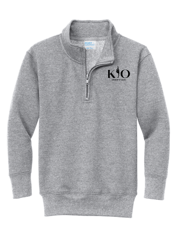 Custom Apparel - Screen Printing - Kick It Out Dance - Youth 1/4 Zip Sweatshirt - Kick it Out Dance - 16241