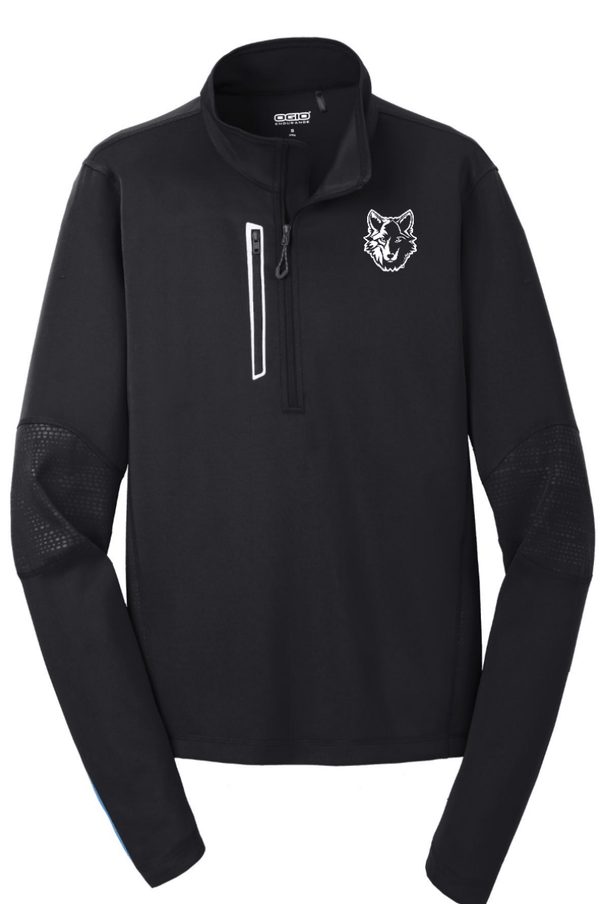 Custom Apparel - Screen Printing - Kinawa Middle School - Adult Unisex Fulcrum Quarter Zip - Kinawa Middle School - 14710