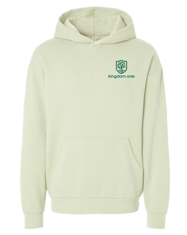 Custom Apparel - Screen Printing - Kingdom One - Hooded Sweatshirt - HoneyDew - Fabricated Customs