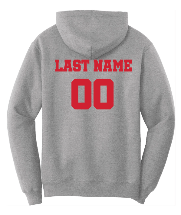 Custom Printed Apparel | LA Dragons Fall 2025 - Adult Hooded Sweatshirt (Multiple Color Options) (Personalization Options) - LA Dragons Fall 2025 - 18449