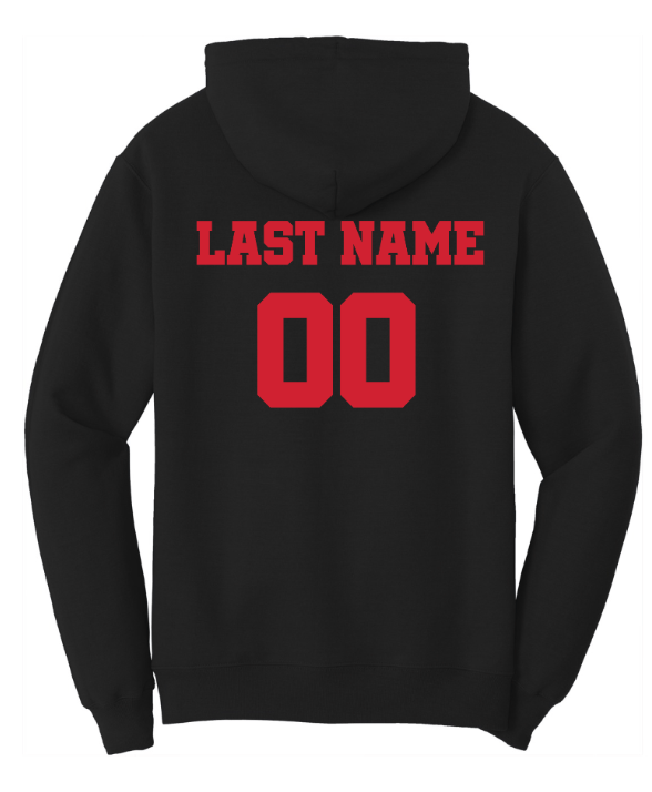 Custom Printed Apparel | LA Dragons Fall 2025 - Adult Hooded Sweatshirt (Multiple Color Options) (Personalization Options) - LA Dragons Fall 2025 - 18449