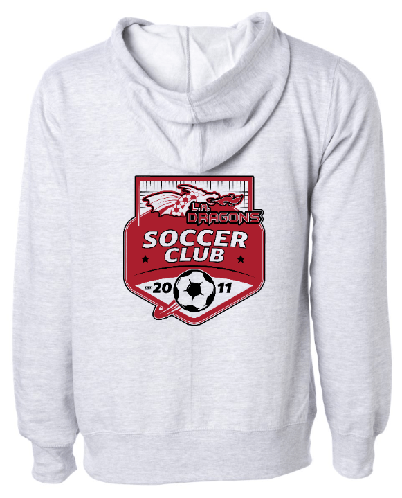 Custom Apparel - Screen Printing - LA Dragons - Soccer Camp - Hooded Sweatshirt - Hooded Sweatshirt - LA Dragons Soccer Camp - 14634