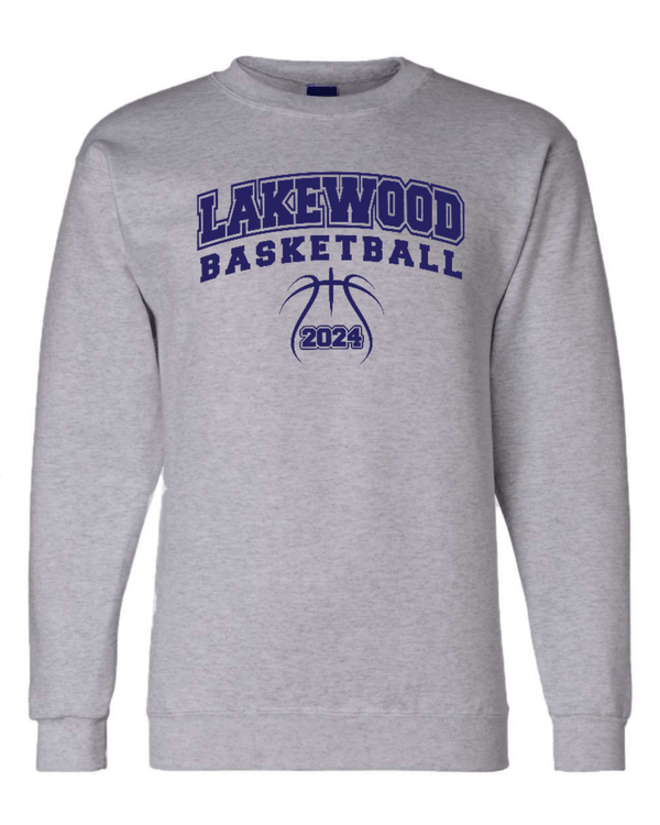 Custom Apparel - Screen Printing - Lakewood Basketball - Unisex Adult Champion Crewneck - Lakewood Basketball - 15099