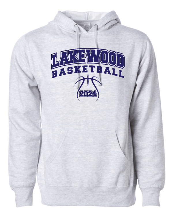 Custom Apparel - Screen Printing - Lakewood Basketball - Unisex Adult Hoodie - Lakewood Basketball - 15099