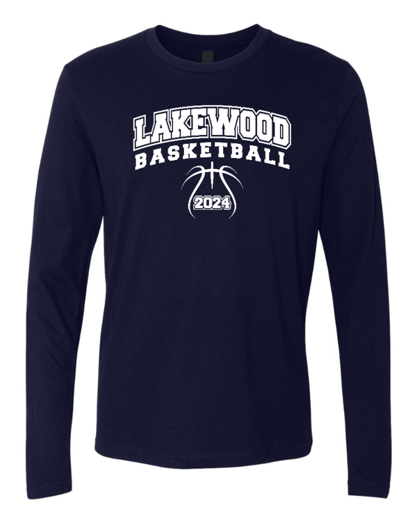 Custom Apparel - Screen Printing - Lakewood Basketball - Unisex Adult Long Sleeve T-Shirt - Lakewood Basketball - 15099