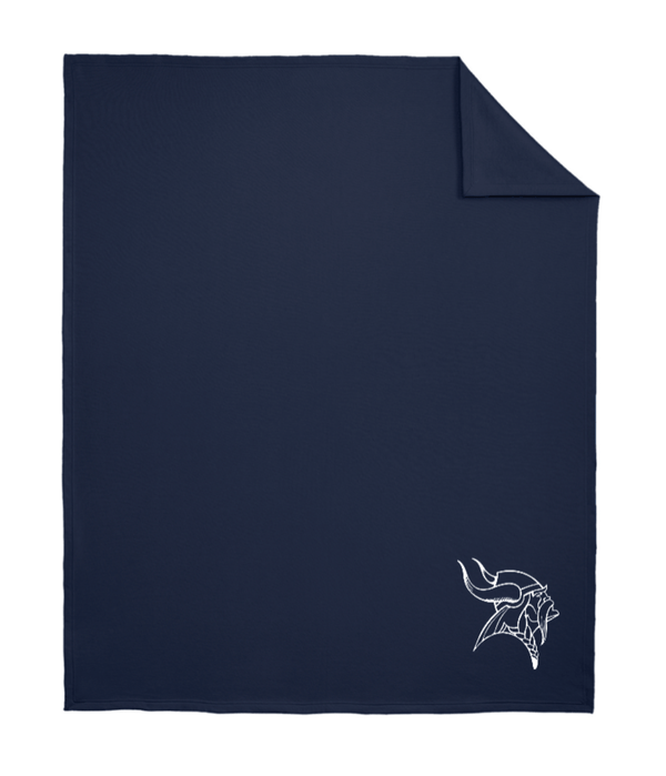 Custom Apparel - Screen Printing - Lakewood Vikings - Embroidered Fleece Blanket - Lakewood vikings